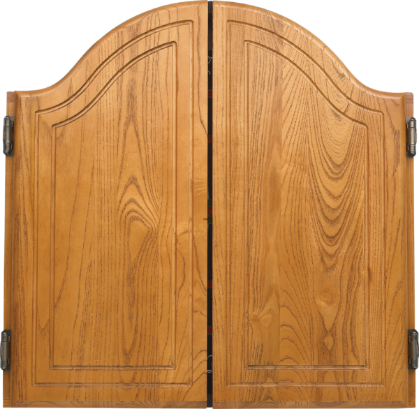 Oak Dart Board Cabinet
